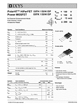 DataSheet IXFK150N15P pdf